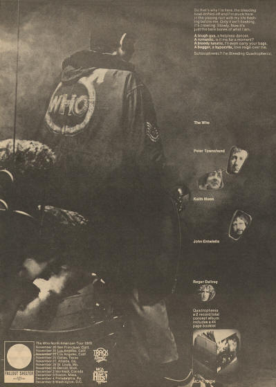 The Who - 1973 Quadrophenia USA