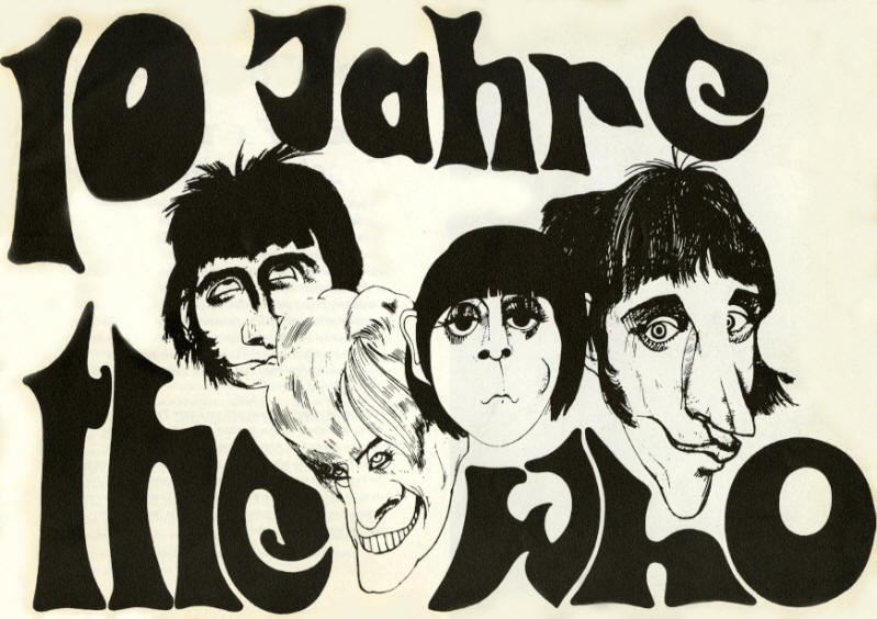 The Who - 10 Jahre The Who - 1974 Germany Press Kit
