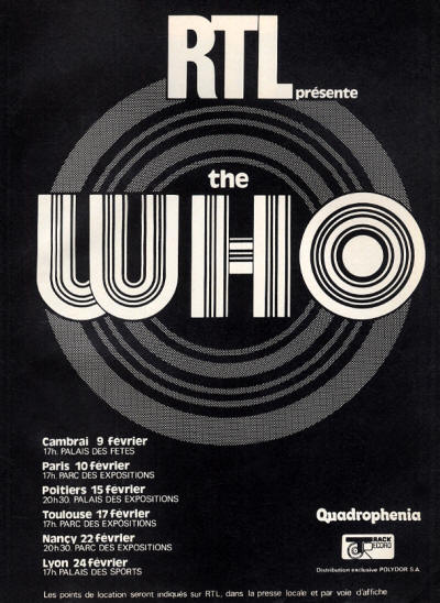 The Who - RTL Presente - 1974 France