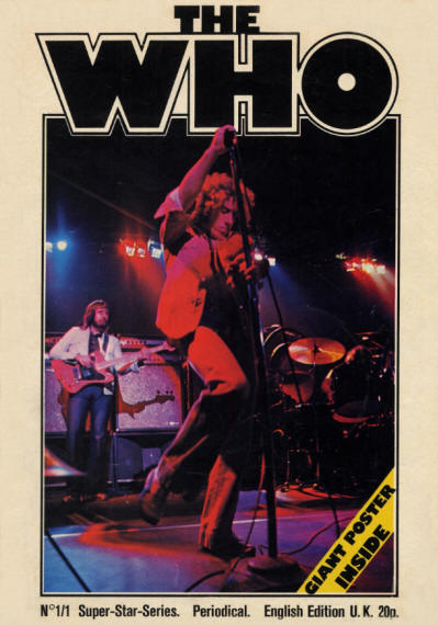 The Who - UK - Super Star Series - 1974 (Poster Magazine)