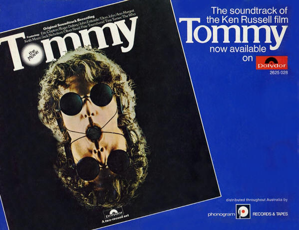 The Who - Tommy (Soundtrack) - 1975 Australia
