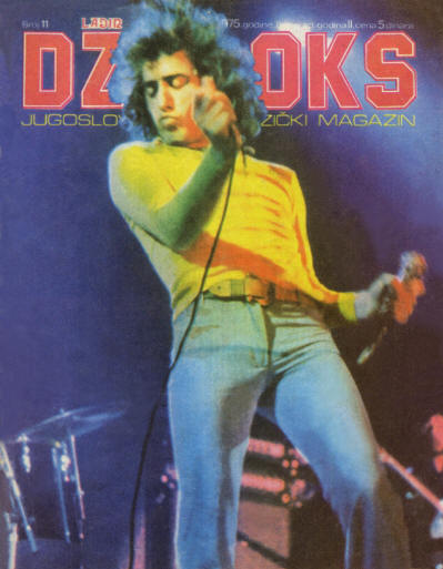 Roger Daltrey - Yugoslavia - Dzuboks - May 11, 1975