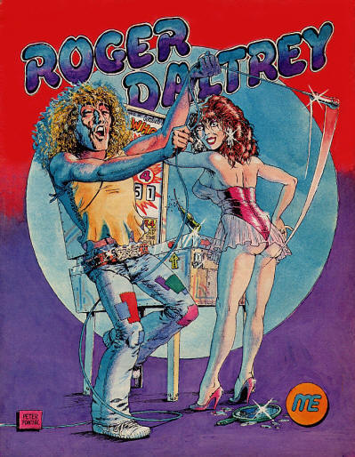 Roger Daltrey - Holland - Muziek Expres - June, 1975 (Back Cover)