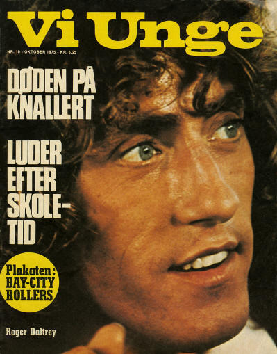 Roger Daltrey - Denmark - Vi Unge - October, 1975