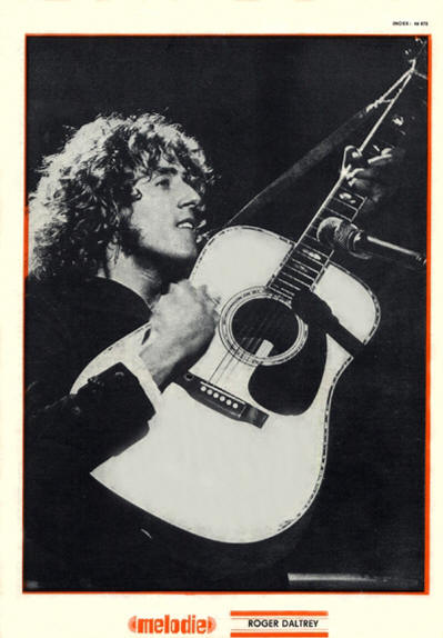 Roger Daltrey - Czechoslovakia - Melodie - October, 1975 (Back Cover)