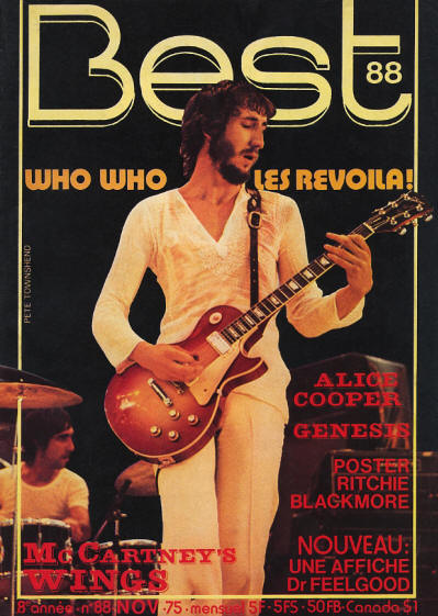 The Who - France - Best - November, 1975 