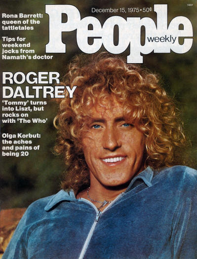 Roger Daltrey - USA - People - December 15, 1975