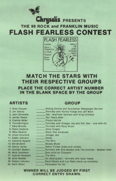 Flash Fearless Versus The Zorg Women Parts 5 & 6- 1975 USA Press Kit