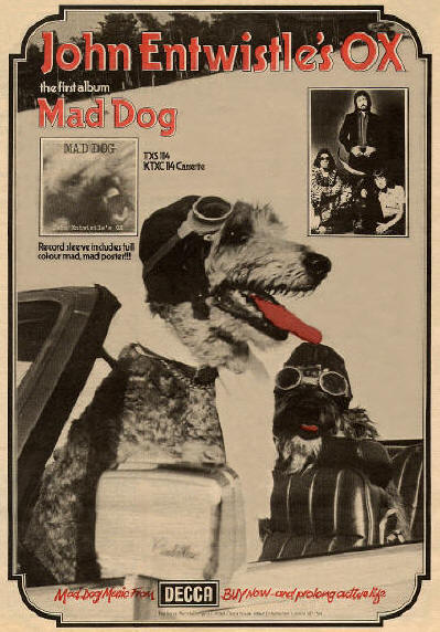 John Entwistle - Mad Dog - 1975 UK