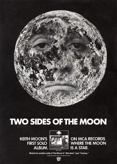 Keith Moon - Two Sides Of The Moon - 1975 USA