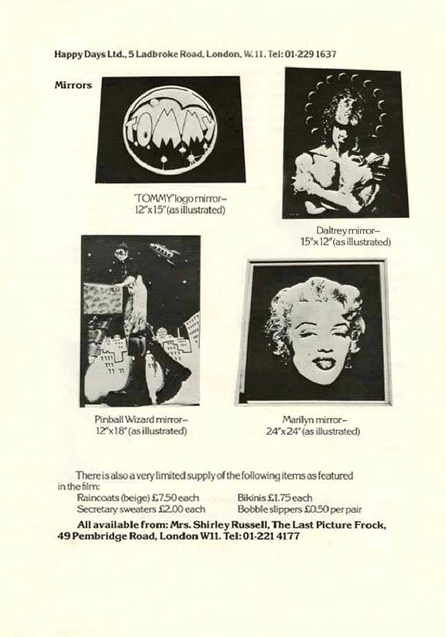 The Who - Tommy - 1975 UK Press Kit