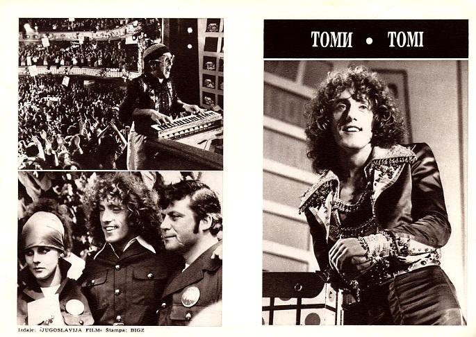 Tommy - 1975 Yugoslavia Press Kit