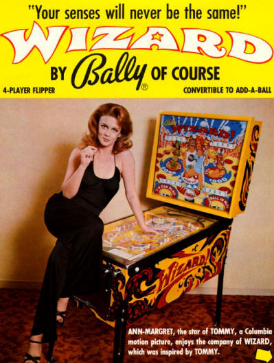 The Who - Wizard (Pinball Machine) - 1975 USA