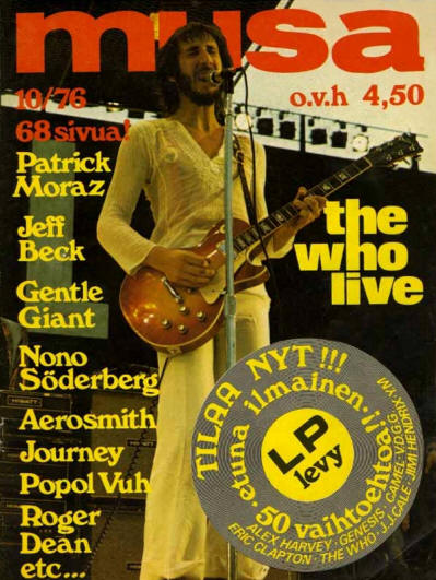 Pete Townshend - Finland - MUSA - October, 1976