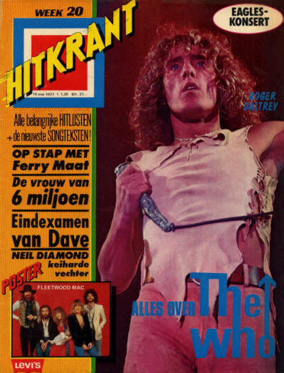 Roger Daltrey - Holland - Hitkrant - May 19, 1977