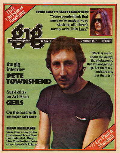 Pete Townshend - USA - Gig - December, 1977