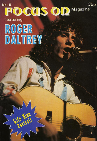 Roger Daltrey - UK - Focus On Magazine - 1977 (Back Cover)