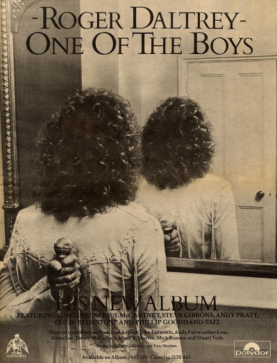 Roger Daltrey - One Of The Boys - 1977 UK