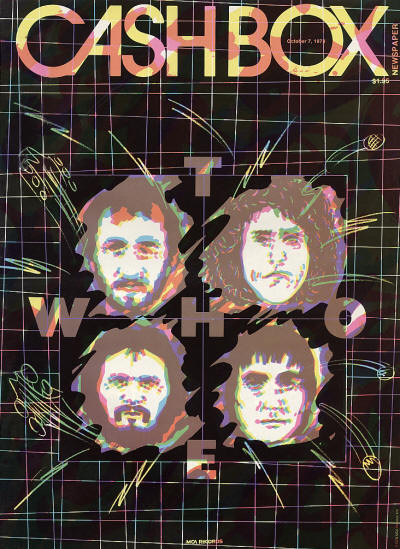 The Who - USA - Cash Box - October 7, 1978