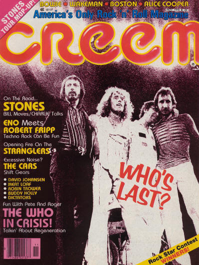 The Who - USA - Creem - November, 1978