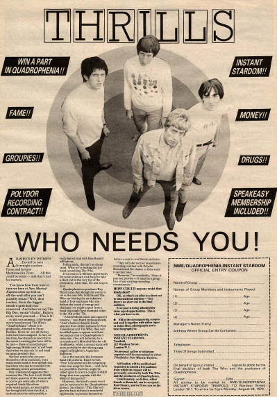 The Who - Who Needs You - 1978 UK