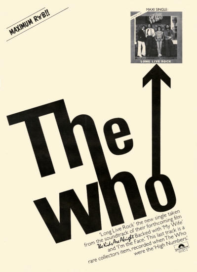 The Who - Long Live Rock - 1979 UK