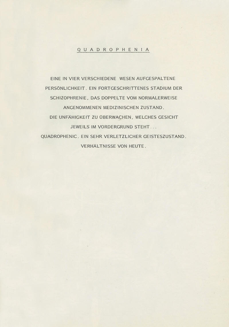 The Who - Germany - 1979 Quadrophenia Press Book