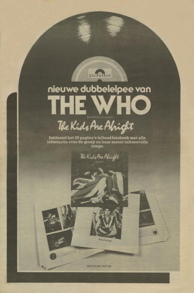 The Who - The Kids Are Alright - 1979 Holland