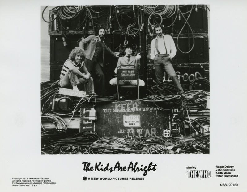 The Who - USA - 1979 The Kids Are Alright Press Kit