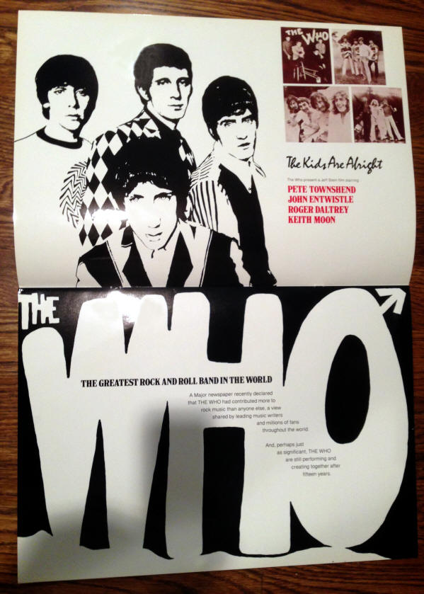 The Who - UK - 1979 The Kids Are Alright Press Book