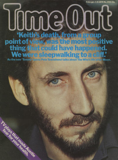 Pete Townshend - UK - Time Out - February 2 - 8, 1979 Magazine