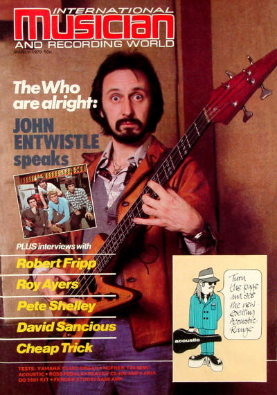 John Entwistle - UK - International Musician - March, 1979