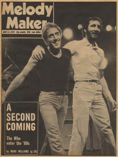 The Who - UK - Melody Maker - May 12, 1979 