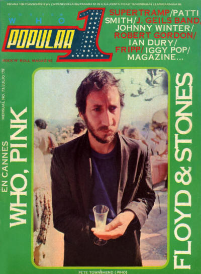 Pete Townshend - Spain - Popular 1 - July, 1979