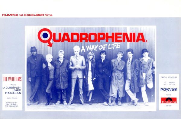 The Who - Quadrophenia - 1979 Belgium (Promo)