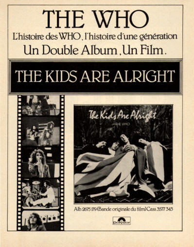 The Who - The Kids Are Alright - 1979 France