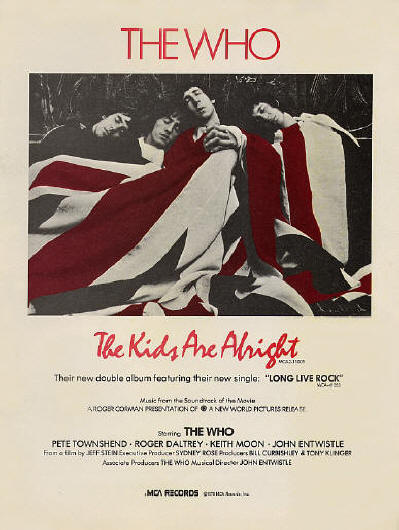 The Who - The Kids Are Alright - 1979 USA