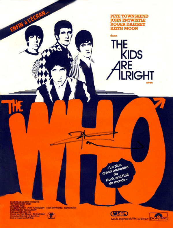 The Who - The Kids Are Alright - 1979 France Press Kit