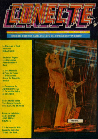 The Who - Mexico - Conecte - April, 1980