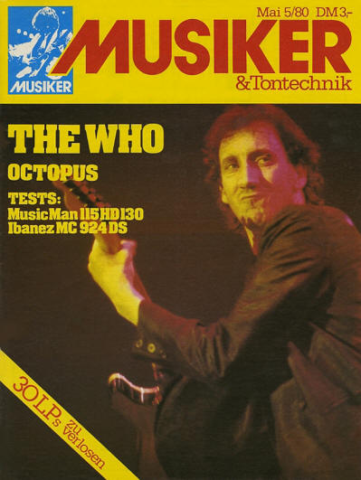Pete Townshend - Germany - Musiker - May 5, 1980
