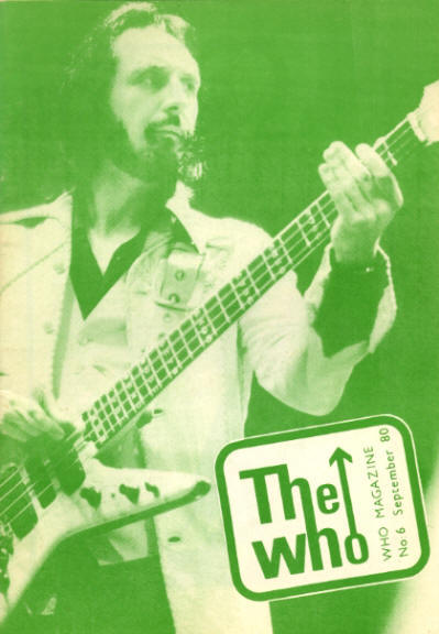 The Who - UK - The Who Magazine #6 - September, 1980 