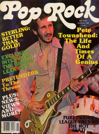 Pete Townshend - USA - Pop Rock - November, 1980
