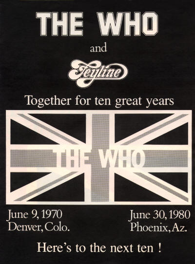 The Who and Feyline - 1980 USA