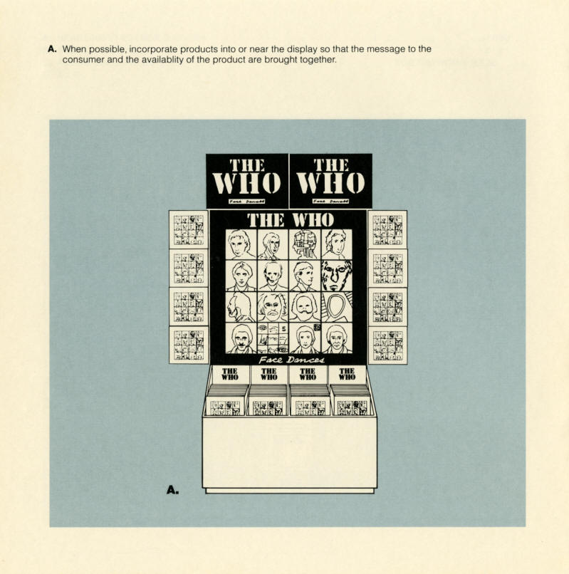 The Who - Face Dances - 1981 USA Merchandising Manual