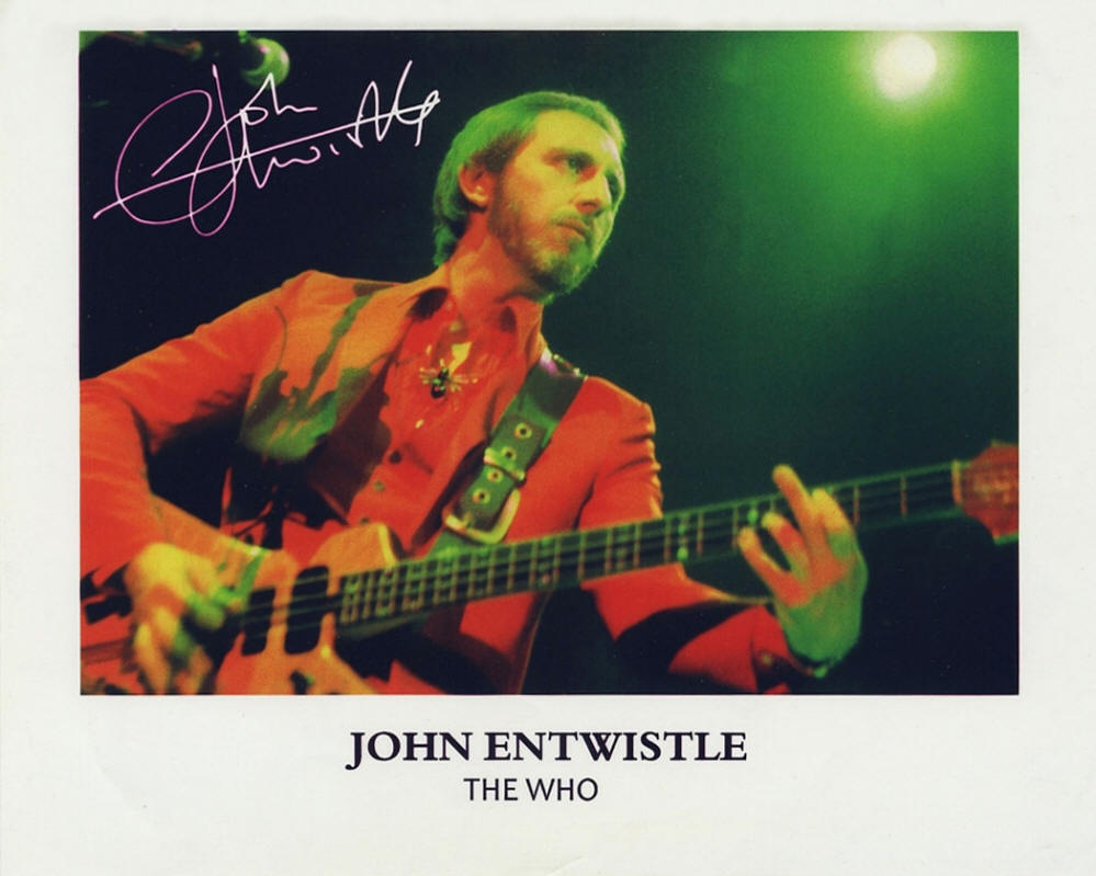 The Who - John Entwistle - 1981 UK Press Kit