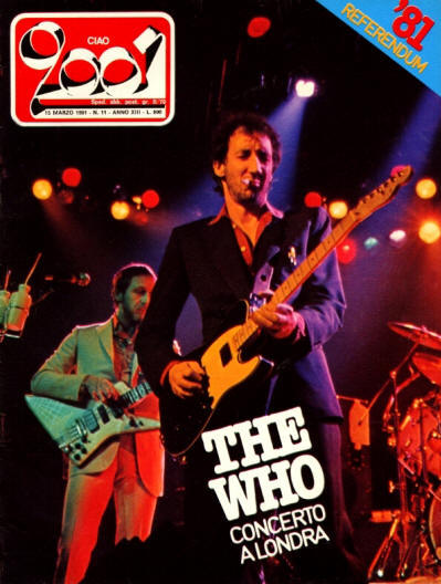 The Who - Italy - Ciao 2001 - March 15, 1981