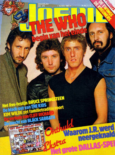 The Who - Belgium - Joepie - May 10, 1981