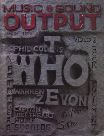 The Who - USA - Music & Sound Output - June, 1981