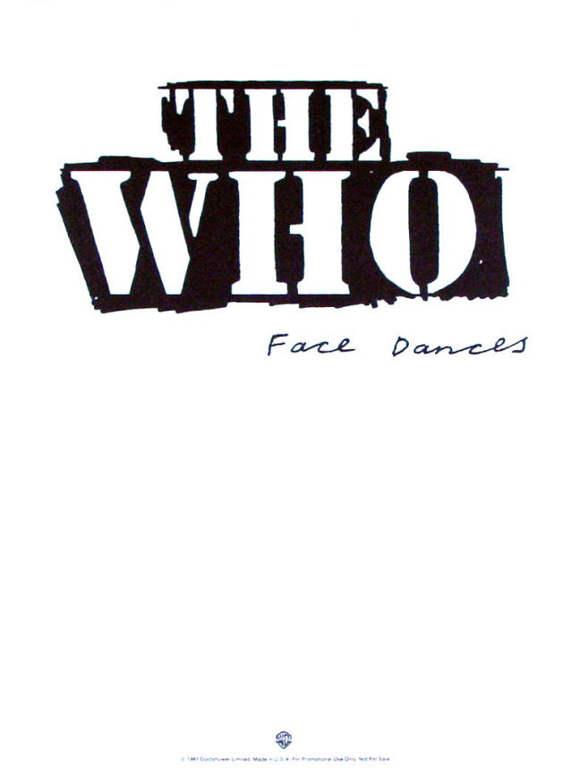 The Who - Face Dances - 1981 Press Kit