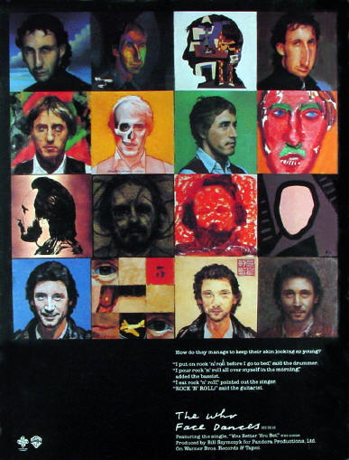The Who - Face Dances - 1981 USA